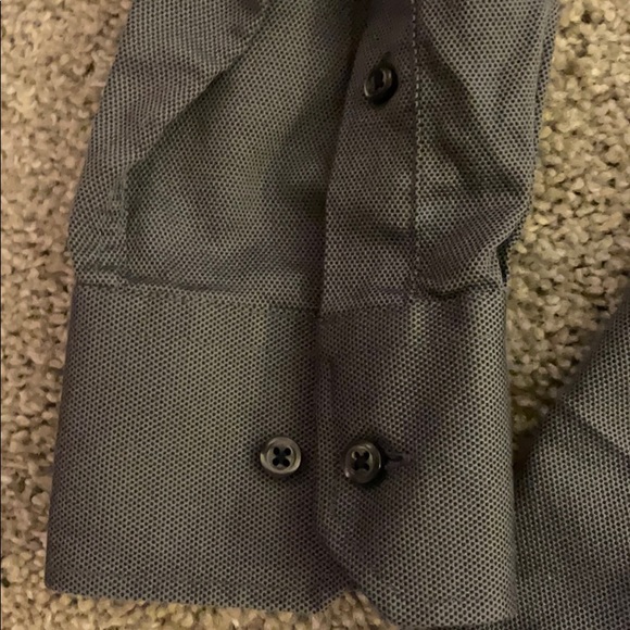 High quality gray button down 100% cotton - Picture 4 of 8